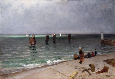 Mackerel Fishers by Fritz Thaulow