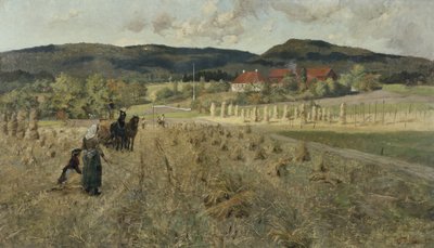 September Day in Vestre Aker by Fritz Thaulow