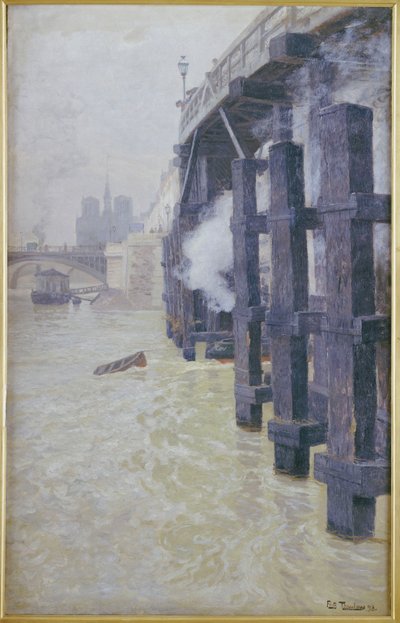 The Seine in December, 1893 by Frits Thaulow