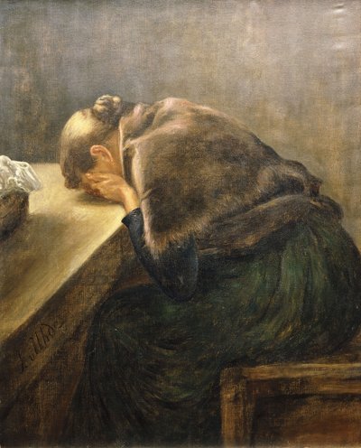 Mourning by Fritz von Uhde