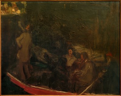 Night Boat Ride by Fritz von Uhde