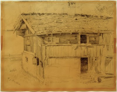 Upper Bavarian Farmhouse by Fritz von Uhde