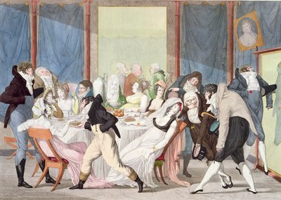 A Parisian Tea Party, c.1800 by Fulchran Jean Harriet