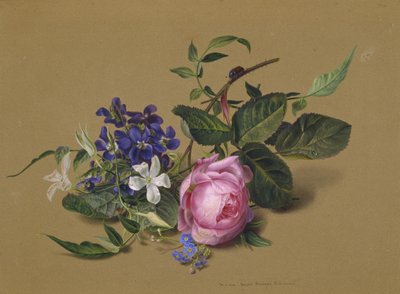 Beetle at the Rose Branch by Fyodor Petrovich Tolstoy