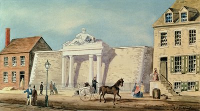 The Manhattan Company Reservoir, 1825 by G.P. Hall und Sohn