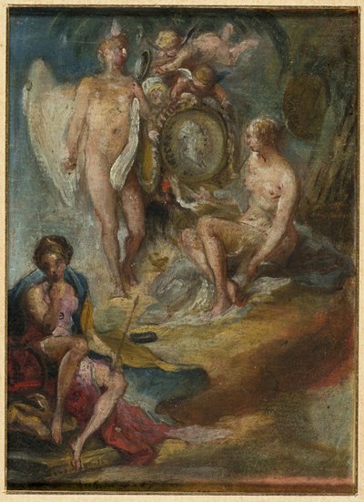 Allegory by Gabriel Jacques de Saint Aubin