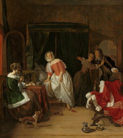 The Intruder, c. 1660 by Gabriel Metsu