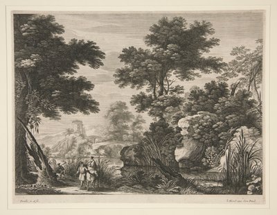 Landscape with the Flight into Egypt by Gabriel Perelle