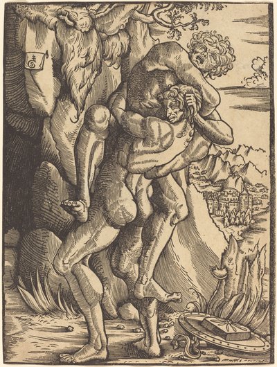 Hercules and Antaeus by Gabriel Salmon