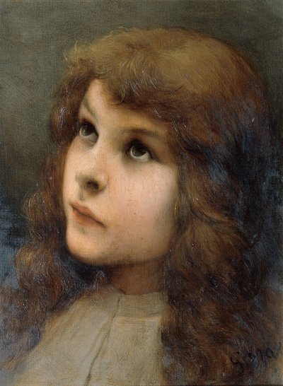 Study Head by Gabriel von Max