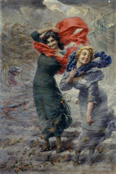 Gust of wind by Gaetano Bellei