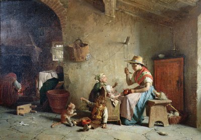 Feeding Baby by Gaetano Chierici