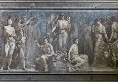 Allegory of the Comedy (detail) by Gaetano Cresseri
