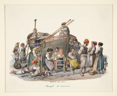 Families of Sailors by Gaetano Dura