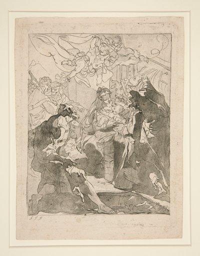 Adoration of the Shepherds by Gaetano Gandolfi