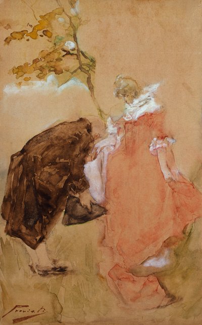 Kiss by Gaetano Previati