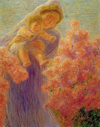 Mother and Child by Gaetano Previati
