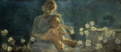 Our Lady of Chrysanthemums by Gaetano Previati