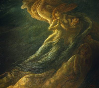 Paolo and Francesca by Gaetano Previati