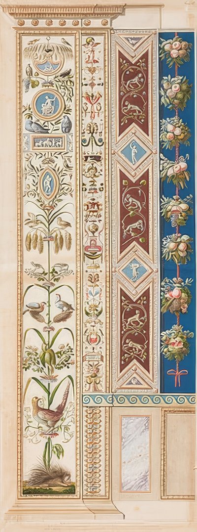 Pilaster Loggia XI (Decoration with Porcupine) by Gaetano Savorelli