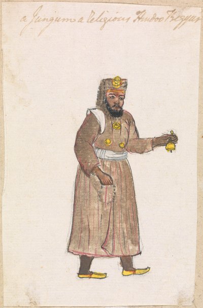A Jungum, a Religious Hindu Beggar by Gangaram Chintaman Tambat