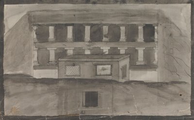 Temple Entrance, Ellora by Gangaram Chintaman Tambat
