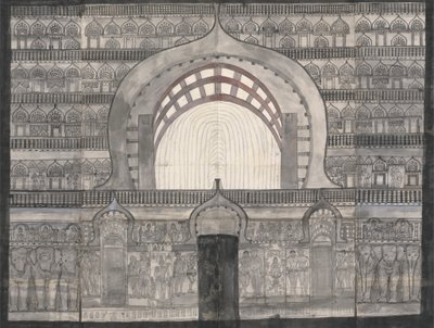 The Temple at Ekvera by Gangaram Chintaman Tambat