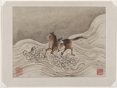 Finger Painting, from an Album of Ten by Gao Qipei