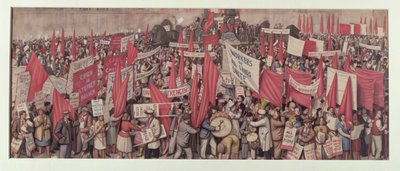 May Day in Trafalgar Square, London by Gareth Lloyd Ball