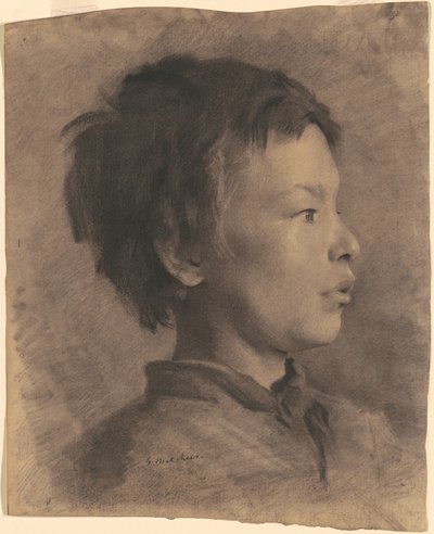 Head of a Boy by Gari Melchers