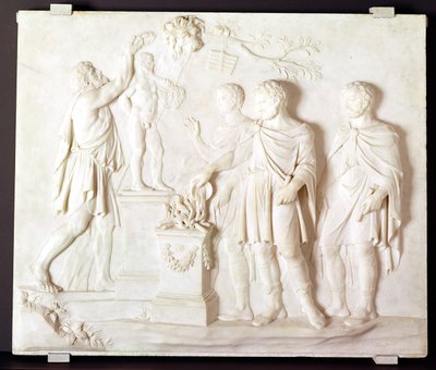 Sacrifice to Hercules, c.1766 by Gaspar Vanderhagen