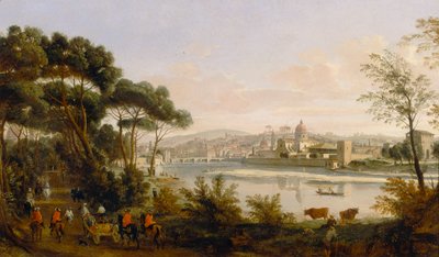 View of Florence by Gaspar van Wittel