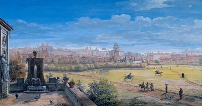 View of Rome by Gaspar van Wittel