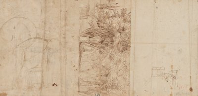The Gardens of the Villa Medici by Gaspar van Wittel