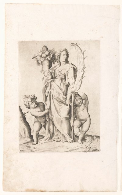 Allegory of Abundance by Gaspare Oselli