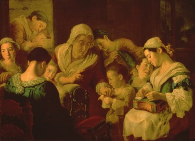 The School of Needlework, 1751-52 by Gaspare Traversi