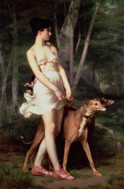 Diana the Huntress by Gaston Casimir Saint Pierre