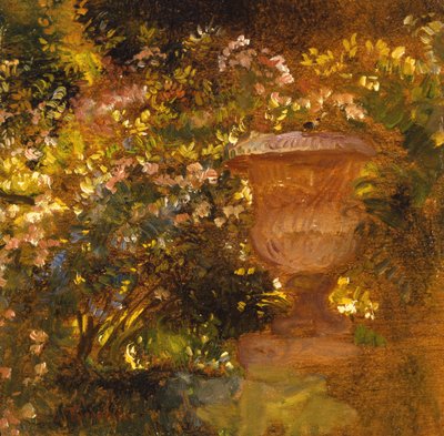 Garden Scene by Gaston de la Touche