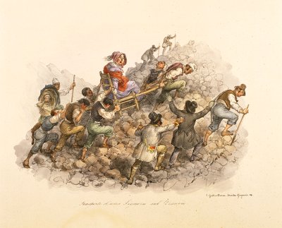 The climb to Mount Vesuvius by Gatti and Dura