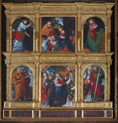 Annunciation and Nativity by Gaudenzio Ferrari