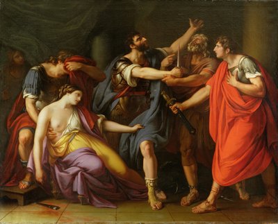 The Death of Lucretia by Gavin Hamilton