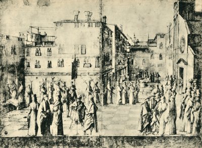 Procession in Venice, Mid-Late 15th Century by Gentile Bellini