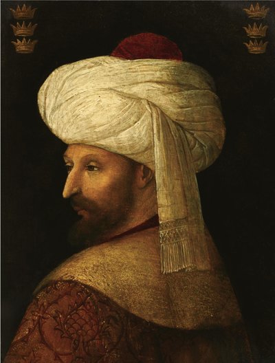The Sultan Mehmet II, 16th century by Gentile Bellini