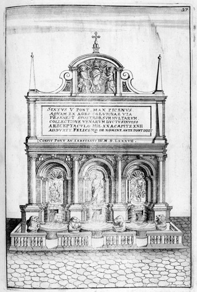 Fountain Design by Georg Andreas Bockler