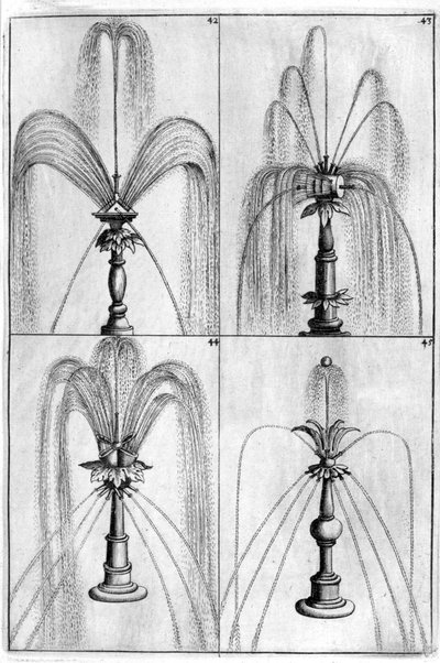 Ornamental Fountain Design by Georg Andreas Bockler