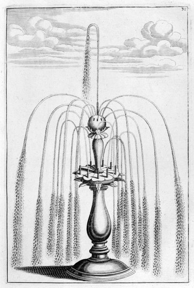 Ornamental Fountain Design by Georg Andreas Bockler