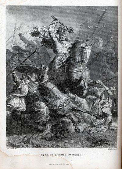 Charles Martel at Tours by Georg Bleibtreu
