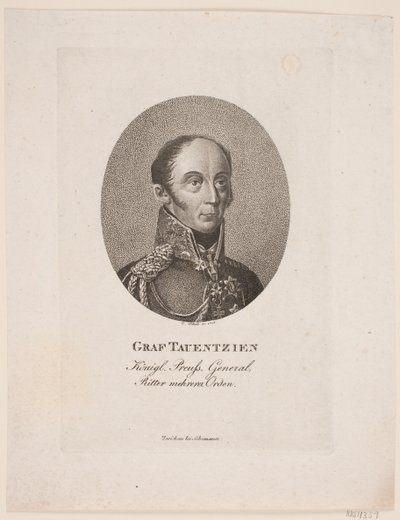 Graf Tauentzien by Georg Christian Schule