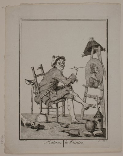 The Painter by Georg Christian Schule