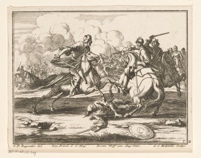 Cavalry Battle Against Ottomans by Georg Conrad Bodenehr